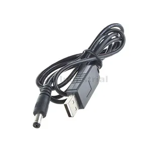 QZ USB כדי DC 5521 5521mm 5.5*2.1mm 5V כדי 5V 9V 12V boost מתח כבל usb טעינת כבל 5v כדי 12v USB כבל