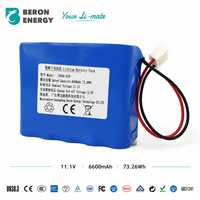 Batterie de remplacement 11.1v 6600mah pour aspirateur robot WYBOT WY460 WY310 WY210C WY200 OS7010 HJ2042 HJ3042 HJ4042