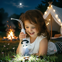 Nouvelle mini lampe torche LED rechargeable par USB 2026, portable, porte-clés, pour enfants, camping en plein air