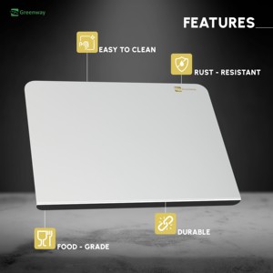 เขียงสแตนเลสเกรดอาหาร Greenway สำหรับครัว NGO จำหน่ายส่งในแอฟริกา - Product Image 1