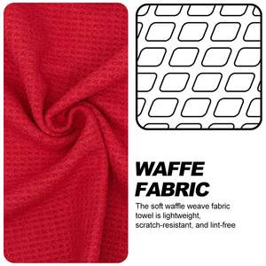 Serviette de golf magnétique personnalisée avec logo, en microfibre gaufrée, avec clip et aimant robuste pour sacs de golf, chariots et clubs - Product Image 6