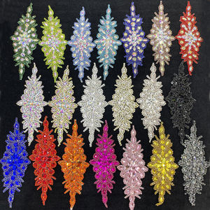 PE001 Apliques de Pedrería de Cristal Personalizados al por Mayor <span class=keywords><strong>para</strong></span> Vestidos - Product Image 1
