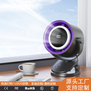 Daigos Clip <b>Fan</b> K8 Rechargeable <b>Usb</b> <b>Mini</b> Wall Mounted Oscillating <b>Fan</b> For Home Office Gift - Product Image 3