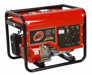 HOTOKA 170F 50HZ set mesin listrik, generator dinamo listrik Starter kunci daya bensin senyap portabel