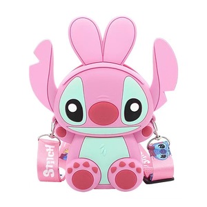 Tas Selempang Anak Lucu Motif Stitch, Dompet Koin Kartun dengan Tempat Penyimpanan, Unisex untuk Anak Perempuan - Product Image 3