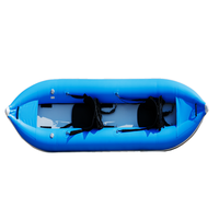 Zero New Gonflable Kayay Propel Pédale Drive Système Kayak Bateau pour Eva Kayaks PVC Siège Réglable Adultes Blue River 10 Pcs