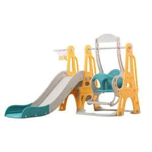 Mới Nhựa Swing Slide Set Thiết Kế Bán Buôn Trẻ Em Trượt Swing Giá Rẻ Nhà Máy Trẻ Em Trượt Và Swing Kết Hợp Để Bán