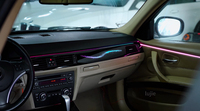 Lumière ambiante automatique pour l'intérieur de la voiture, symphonie LED 64 couleurs, design de panneau style galaxie, adapté à la BMW Série 3 E90 2005-2012