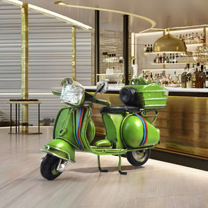 Hecho a mano Retro estilo italiano Metal motocicleta modelo antiguo <span class=keywords><strong>Mini</strong></span> Scooter decoración del hogar hierro fundido Bar Oficina Pub restaurante regalo - Product Image 5
