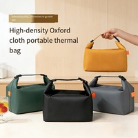Tragbare Lunchbox-Tasche, Isolierte Brotdose mit Verstärkter Aluminiumfolie, Wasserdichte Isoliertasche für Picknicks im Freien