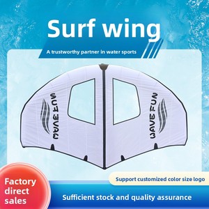 Nouvelle aile gonflable blanche pour adulte, grande fenêtre, en nylon, pour SUP, ski nautique, surf, skateboard, planche à voile, aquavion, usage marin et terrestre - Product Image 5