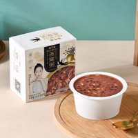 Delicious Wholesome Instant Breakfast Porridge Chinese Congee Bowl Black Rice Milk Birds Nest Sweet Taste HACCP Adults Children