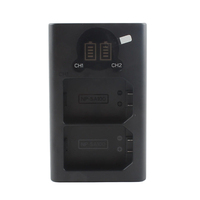 Pengisi Daya Baterai Kamera Portabel OEM untuk Sony NP-SA100 Dual Bay USB C, Adaptor Daya Pengisian Daya, Aksesoris Grosir