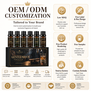 Ensemble d'huiles parfumées pour hommes 100% pures et biologiques pour diffuseur, humidificateur, fabrication de bougies, <span class=keywords><strong>savon</strong></span>, gel douche, maison, bureau, cadeau - Product Image 4