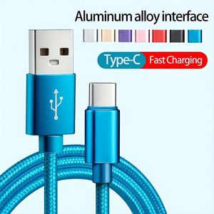 Nylon Type C Fast Charger USB Charging Cable for Android Phones Tablet Chargers Cable Cord - Product Image 2