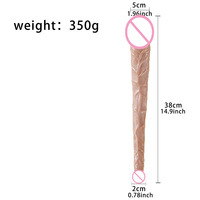 Dildo réaliste à double tête en silicone flexible pour femmes, étanche, facile à nettoyer, jouet sexuel pour adultes, couples
