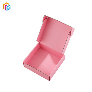 Factory Price Wholesale Pink Cardboard Custom Rigid Corrugated Mailers Logistics Packaging Postage Box