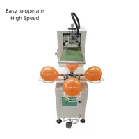 Machine de sérigraphie semi-automatique à quatre stations pour la conception de logo personnalisé sur des ballons en latex pour des événements de mariage d'anniversaire