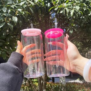 Paquete de 50 Vasos Elegantes de 20oz, de Acrílico, con Tapa de PP y Pajita, para Transferencia UV DTF - Product Image 2