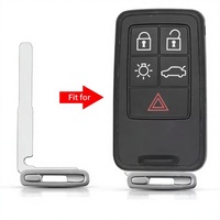 Lame de secours non coupée pour clé télécommande Volvo S40 S60 S80 XC60 V40 V70 V60, accessoires d'entrée sans clé