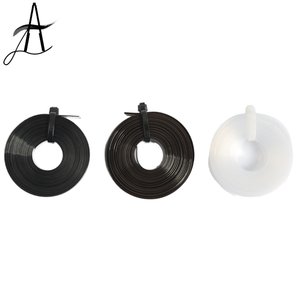 Rouleaux de <span class=keywords><strong>colle</strong></span> à la kératine thermofusible en gros, couleur noire, brune, transparente, pour extensions de cheveux pour femmes - Product Image 1