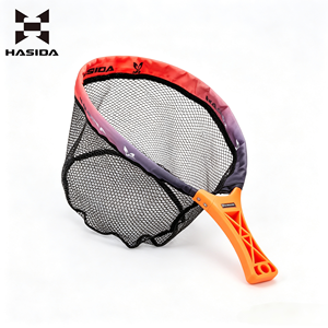 <span class=keywords><strong>Épuisette</strong></span> de pêche ultra-légère et portable HASIDA HD-SCW avec poignée en fibre de carbone et filet en caoutchouc <span class=keywords><strong>à</strong></span> 200 mailles pour leurres <span class=keywords><strong>papillon</strong></span> - Product Image 1