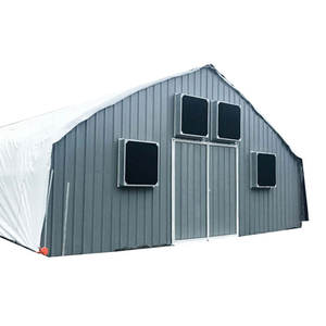 Invernadero de privación de luz negra comercial Sainpoly con sistemas de cultivo hidropónico para cultivo de plantas - Product Image 1