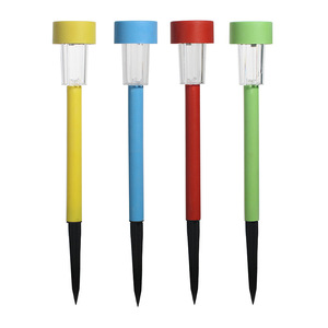 Luces solares de jardín Hejia, luces coloridas para exteriores con panel solar para decoración de patio, jardín y caminos. - Product Image 5