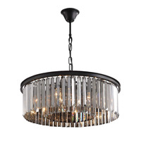 Lustre en cristal moderne de luxe pour intérieur/bar, design nordique, forme ovale/rectangulaire/longue, plafond en acier inoxydable 220V