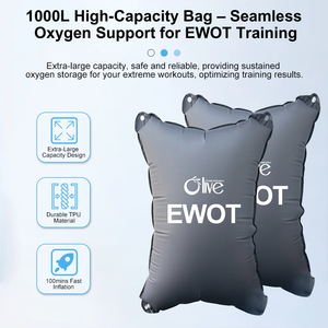 Système d'entraînement à l'oxygénothérapie EWOT 10L avec sac tampon de 1000L OLV-10SE, réservoir de 1000 litres OLV-10SE - Product Image 1