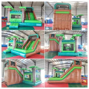 <span class=keywords><strong>Castillo</strong></span> Inflable Comercial con Tobogán de Palmera Tropical, Certificado CE, <span class=keywords><strong>para</strong></span> Niños, Alquiler <span class=keywords><strong>para</strong></span> Eventos al Aire Libre - Product Image 6