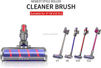 Tête de brosse à tapis motorisée, tête de serpillière compatible avec les aspirateurs Dyson V7 V8 V10 V11 V15, pièces détachées et accessoires avec éclairage LED