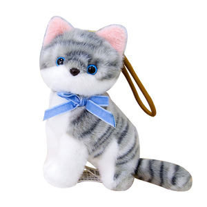 <span class=keywords><strong>Dudu</strong></span> Nouveau Porte-clés Ours Accroupi pour Princesse en Peluche de Coton PP Ultra Doux Brodé Anti-stress Cadeau de Mariage et d'Anniversaire - Product Image 5