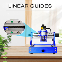 Mesin Ukiran Mini CNC 1310 Desktop untuk Pahat Kayu Logam dan Mesin Penggiling PCB