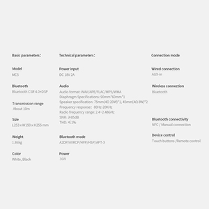 haut-parleur Nillkin Haut De gamme <span class=keywords><strong>Son</strong></span> Puissant Qualité <span class=keywords><strong>Home</strong></span> Cinéma Haut-Parleur 36W BT Commerciale TWS <span class=keywords><strong>Sans</strong></span> <span class=keywords><strong>Fil</strong></span> Haut-Parleur - Product Image 5