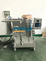 Sécheur par pulvérisation de laboratoire YC-015A avec système en circuit fermé d'azote, taux de récupération des matériaux élevé