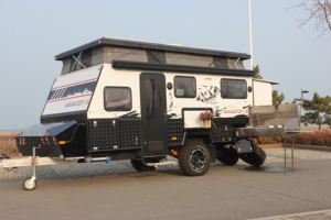 Remorque de voyage multifonctionnelle à toit relevable pour camping-car caravanes - Product Image 5