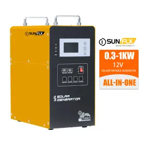 Sunflx Mobiele Zonne-Energie Generator Voor Kamperen Met Lithium Batterij Opslag 500W Zonne-Energiecentrale Draagbare Zonne-Energie Generator