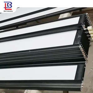 Xây Dựng Thương mại Polymer trượt gấp cửa rõ ràng lưới tản nhiệt tinh thể nhôm hồ quang đẩy kéo mở - Product Image 5