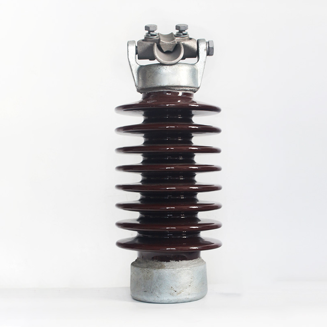 Professional Manufacturer High Voltage High Temperature Ceramic Post Porcelain Insulator 10kV Rated Tensile Strength 12.5KN
