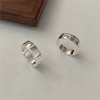 Ada Jewelry Joyas de Plata 925, Anillos de Eternidad Coreanos de Plata de Ley Original, Modernos y a la Moda