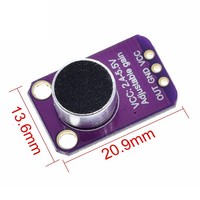 Module amplificateur de microphone électret GY-MAX4466 de haute qualité, MAX4466, gain réglable