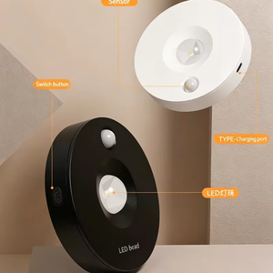 3D Stereoscopic <b>Small</b> Hill <b>Light</b> Spot Cat Eye LED Wireless Charging Spotlight Smart Sensor Remote Control Atmosphere Magnetic - Product Image 1