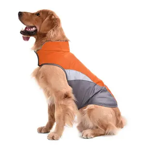 Pet Custom Designer Waterproof Breathable Warm Dog Clothes 600D Winter Dog Coats And Jackets