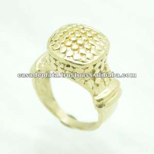 Anillo Chapado en Oro Anillo de Plata de Ley 925 Anillo Clásico de Moda para Regalo, Compromiso, Aniversario y Boda para Unisex - Product Image 2