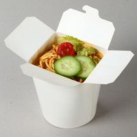 Boîte à repas jetable pour restauration rapide, personnalisable, boîte à lunch en papier kraft portable