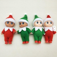 2025 heiß verkaufte Weihnachten Baby dunkle Haut Elf Puppen Baby Elfen Puppen Spielzeug Weihnachts dekoration für Kinder Geschenke
