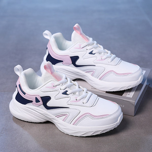 New style women's <b>mesh</b> outdoor running shoes, casual and lightweight, durable, anti-slip, thick sole, fashionable walking shoes - Product Image 5