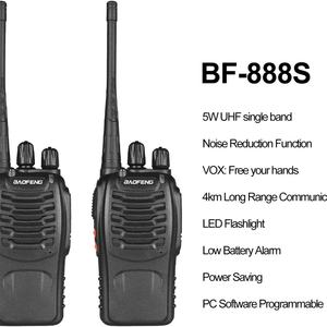 Radios Baofeng BF-888s, Walkie-Talkie de Largo Alcance, 2 Vatios, UHF, Intercomunicador, Transceptor, Radio BF 888s, Radios Bidireccionales - Product Image 5