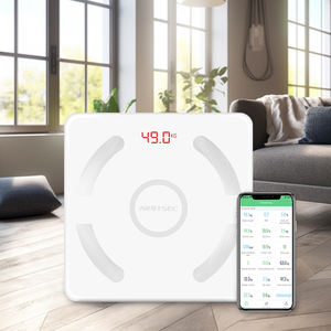 <span class=keywords><strong>Yowu</strong></span> TS-B8023 moins cher ABS + verre trempé durable LCD rétro-éclairage balances de salle de bain - Product Image 3